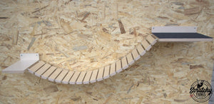 Cat Wall Bridge Shelf Step - Wally Bridge (1-Step - Flat mount) - Scratchy Things Premium Pet Furniture