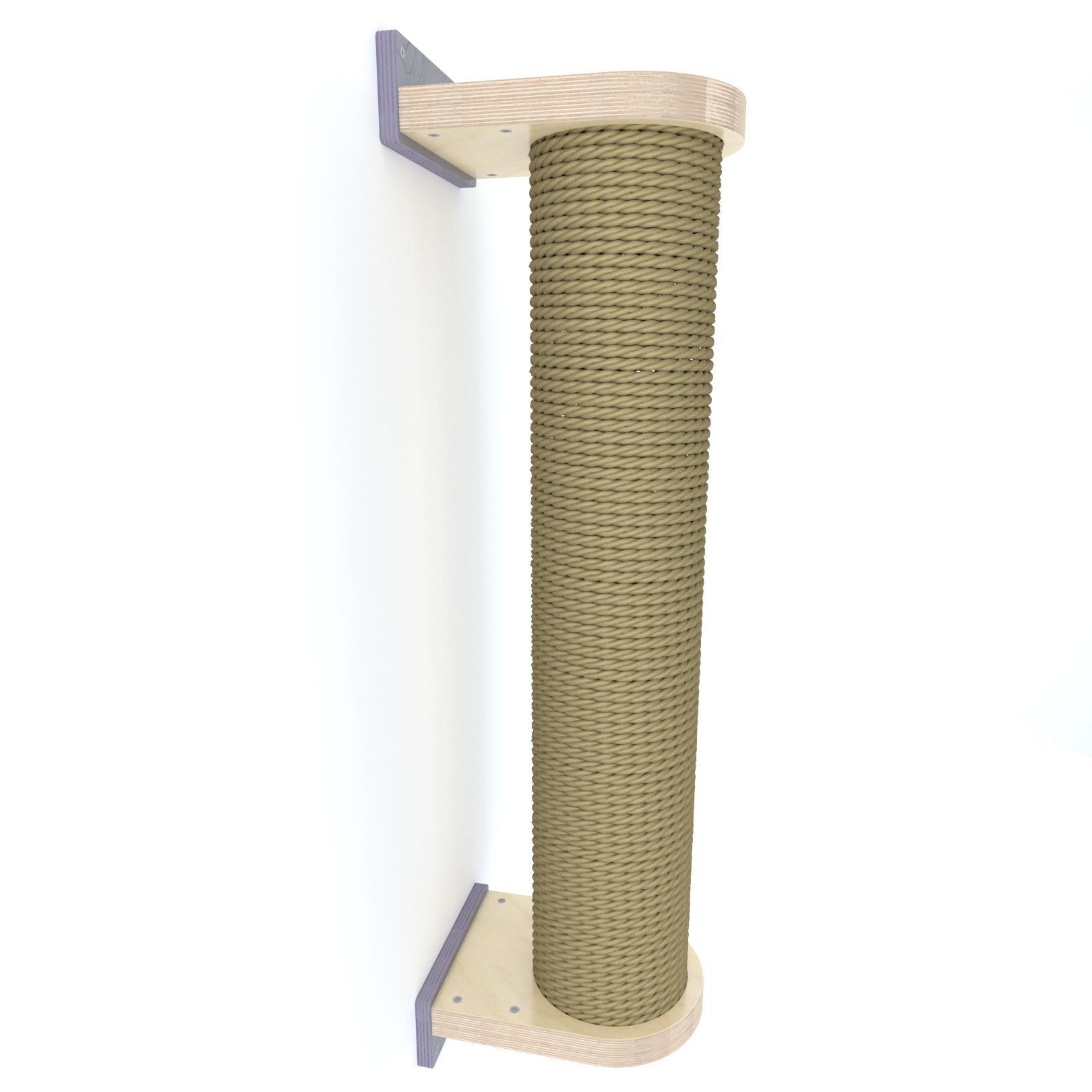 Cat Wall Scratching Pole Post Shelf - Wally Chonk Post - Huge cat scratching pole - Scratchy Things Premium Pet Furniture