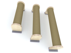 Cat Wall Scratching Pole Post Shelf - Wally Chonk Post - Huge cat scratching pole - Scratchy Things Premium Pet Furniture