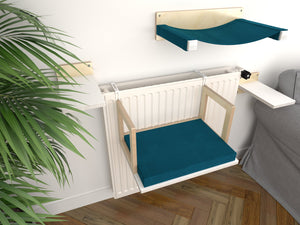 Cat Wall Shelf Bed Bundle - Double Heater Bundle - Scratchy Things Premium Pet Furniture