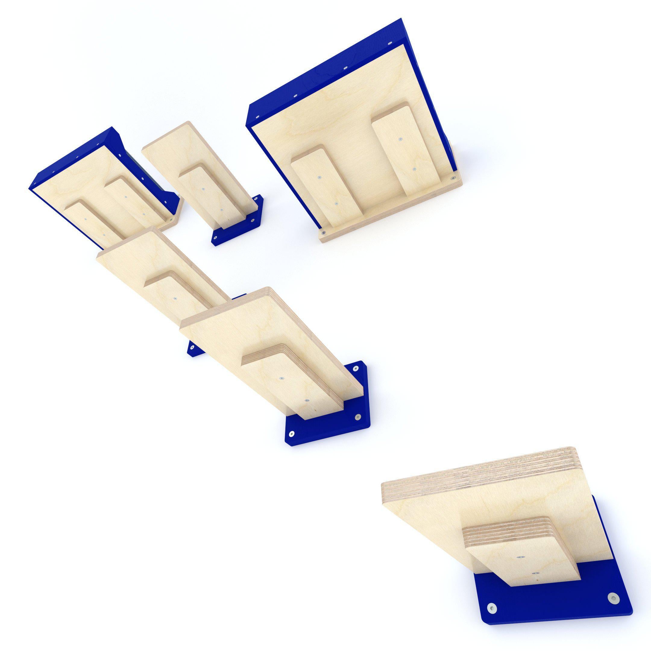 Cat Wall Shelf Bed Bundle - Wally Flat Plus Double Bundle - Scratchy Things Premium Pet Furniture