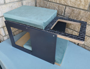 Cat Wall Shelf Bed Corner Tunnel - Wally CornerTunnel - Scratchy Things Premium Pet Furniture