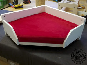 Cat Wall Shelf Bed Corner - Wally Corner Plus - Scratchy Things Premium Pet Furniture