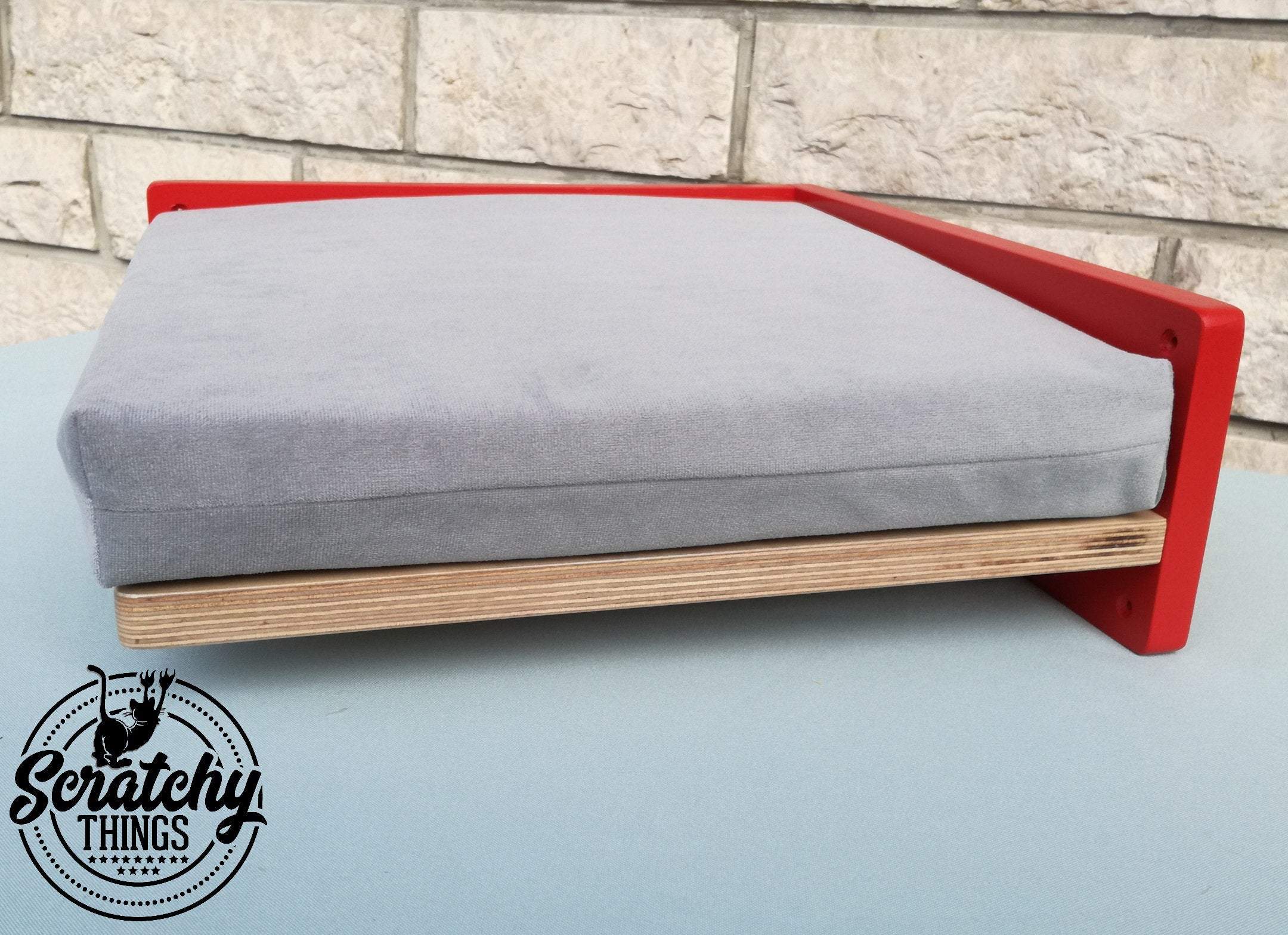 Cat Wall Shelf Bed Corner - Wally Corner - Scratchy Things Premium Pet Furniture