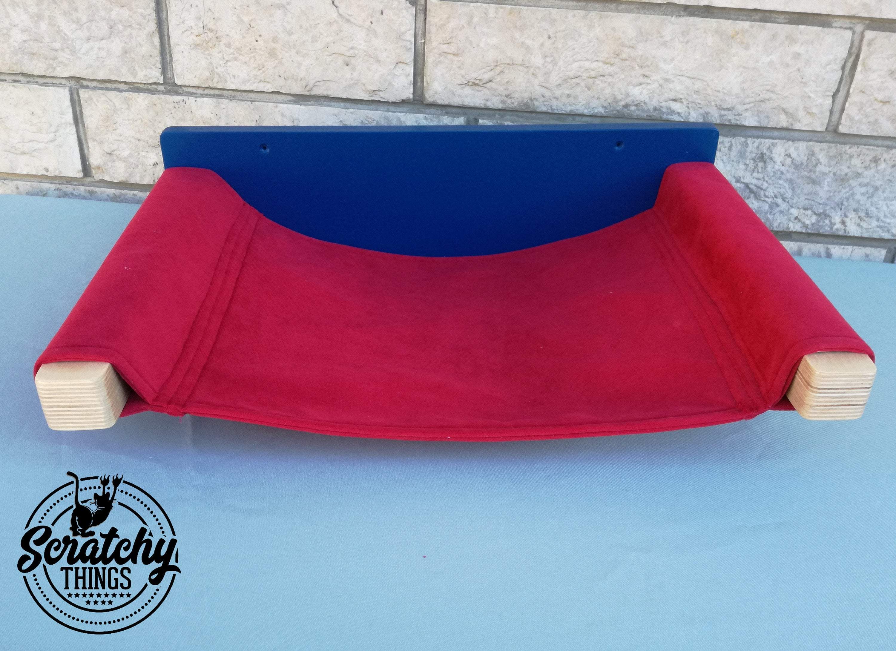 Cat Wall Shelf Bed Hammock - Wally Cot - Scratchy Things Premium Pet Furniture