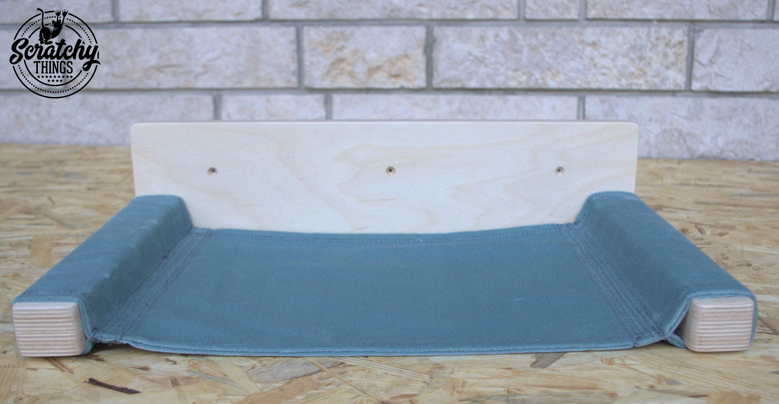 Cat Wall Shelf Bed Hammock - Wally Cot - Scratchy Things Premium Pet Furniture