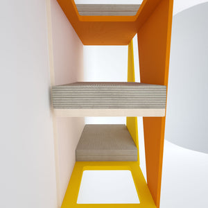 Cat Wall Shelf Bed - Sharp Loft - Scratchy Things Premium Pet Furniture