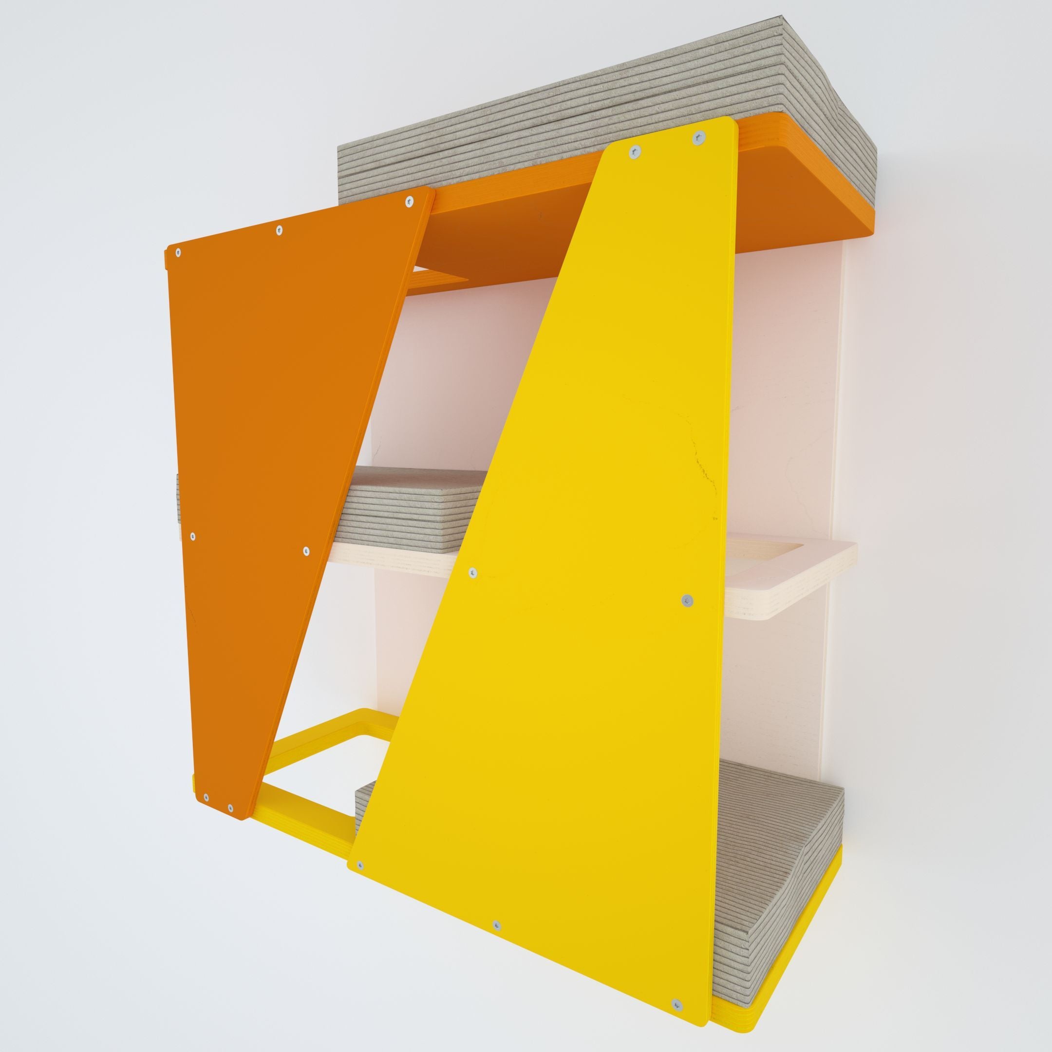 Cat Wall Shelf Bed - Sharp Loft - Scratchy Things Premium Pet Furniture