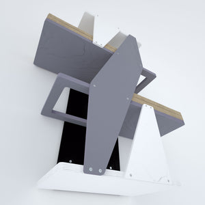 Cat Wall Shelf Bed - Sharp Stacker - Scratchy Things Premium Pet Furniture