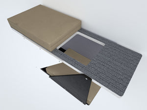 Cat Wall Shelf Bed Modern Tunnel Perch - Sharp Tunnel Mini - Scratchy Things Premium Pet Furniture