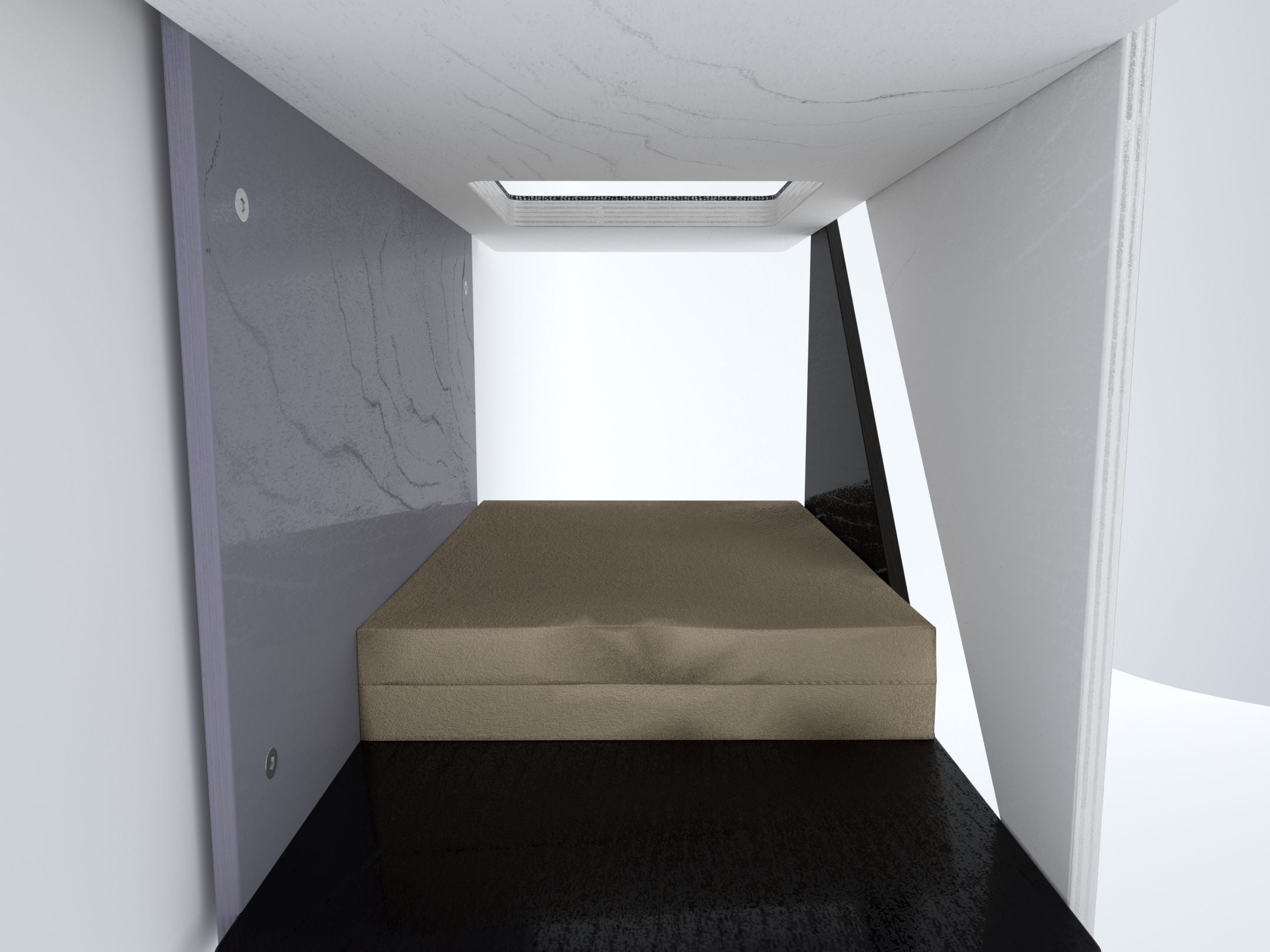 Cat Wall Shelf Bed Modern Tunnel Perch - Sharp Tunnel Mini - Scratchy Things Premium Pet Furniture