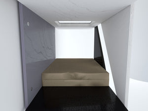 Cat Wall Shelf Bed Modern Tunnel Perch - Sharp Tunnel Mini - Scratchy Things Premium Pet Furniture