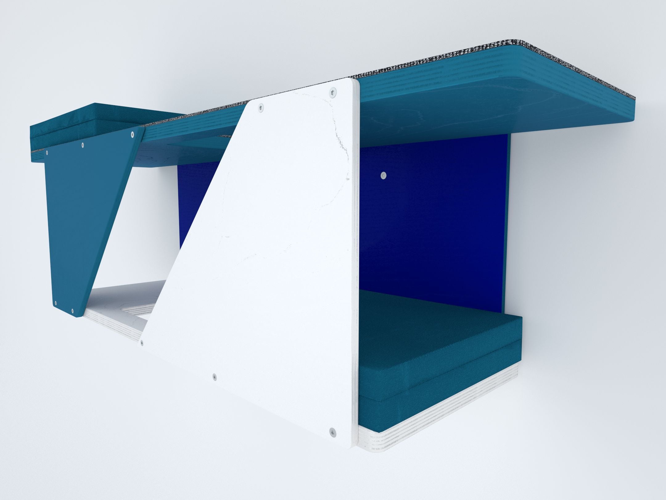 Cat Wall Shelf Bed - Sharp Tunnel - Scratchy Things Premium Pet Furniture