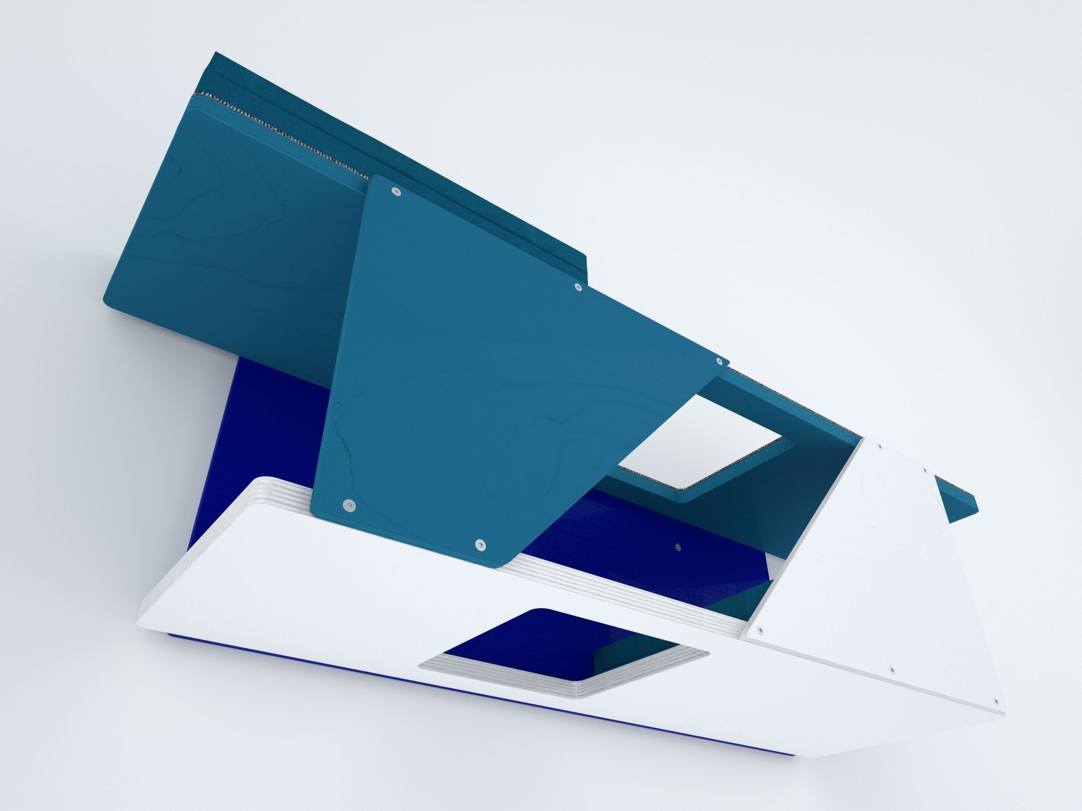 Cat Wall Shelf Bed - Sharp Tunnel - Scratchy Things Premium Pet Furniture