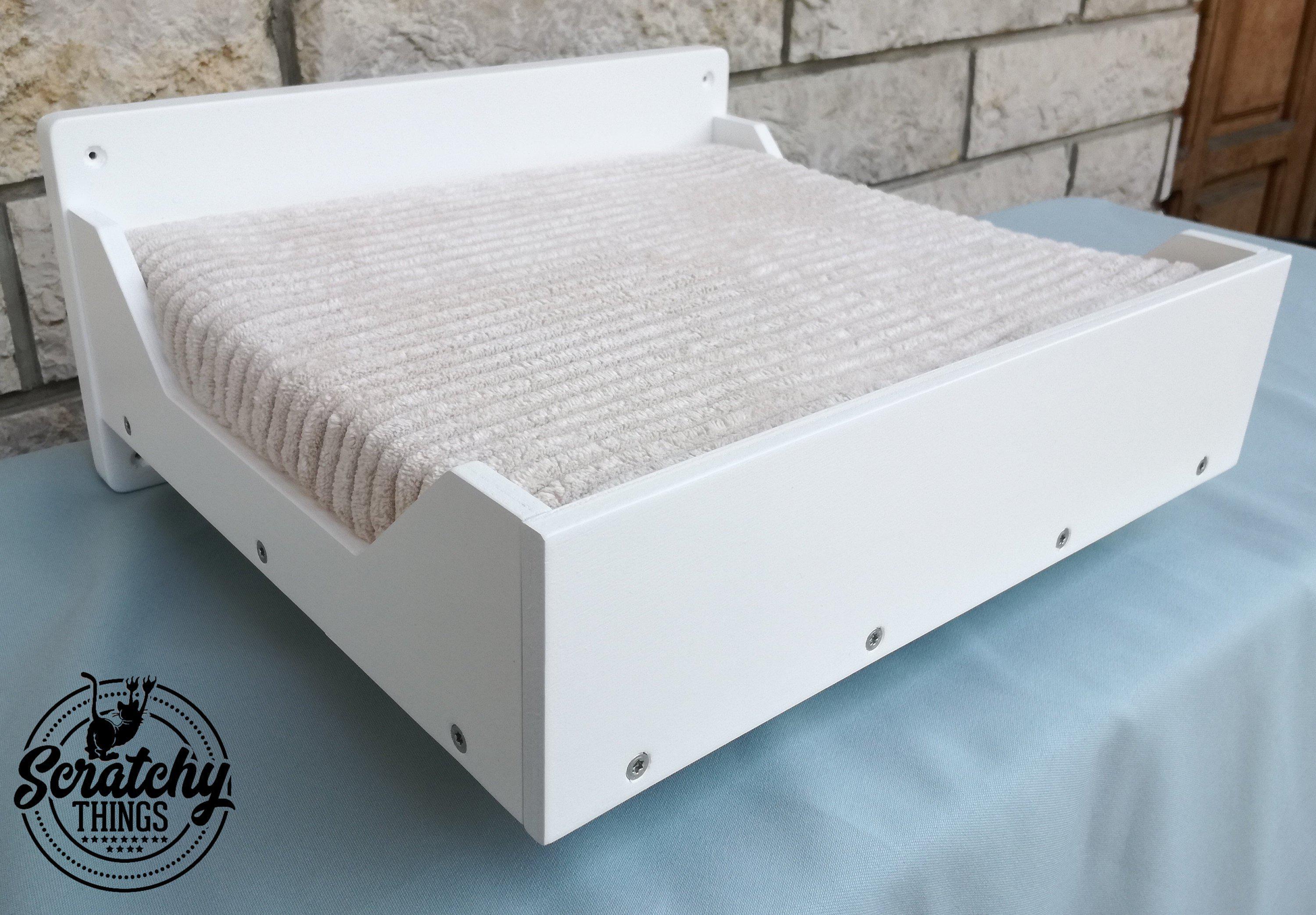 Cat Wall Shelf Bed - Wally Flat Plus - Scratchy Things Premium Pet Furniture