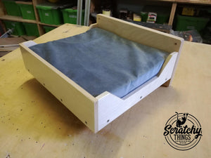 Cat Wall Shelf Bed - Wally Flat Plus - Scratchy Things Premium Pet Furniture