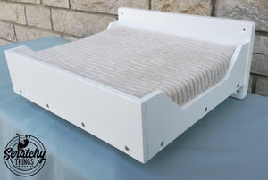 Cat Wall Shelf Bed - Wally Flat Plus - Scratchy Things Premium Pet Furniture