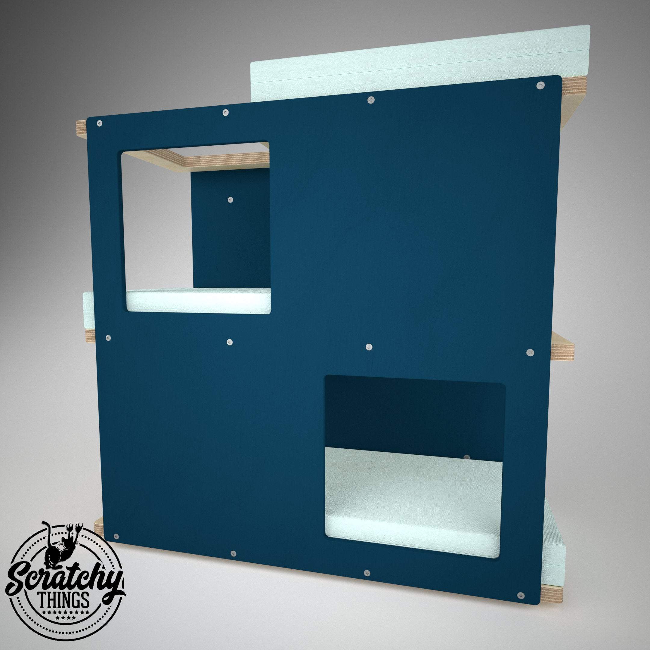 Cat Wall Shelf Bed - Wally Loft - Scratchy Things Premium Pet Furniture