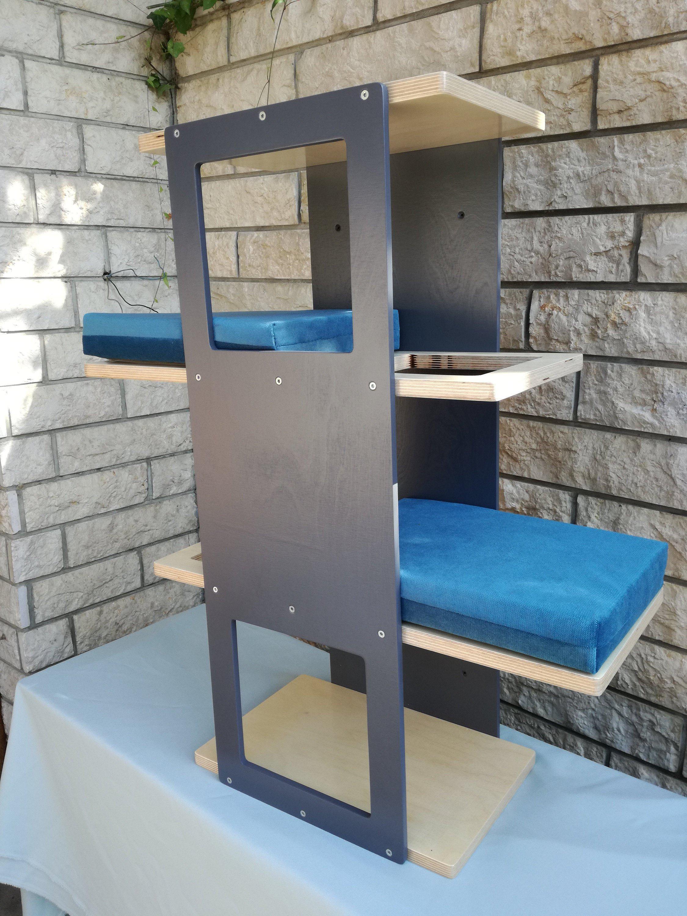 Cat Wall Shelf Bed - Wally Stacker - Scratchy Things Premium Pet Furniture