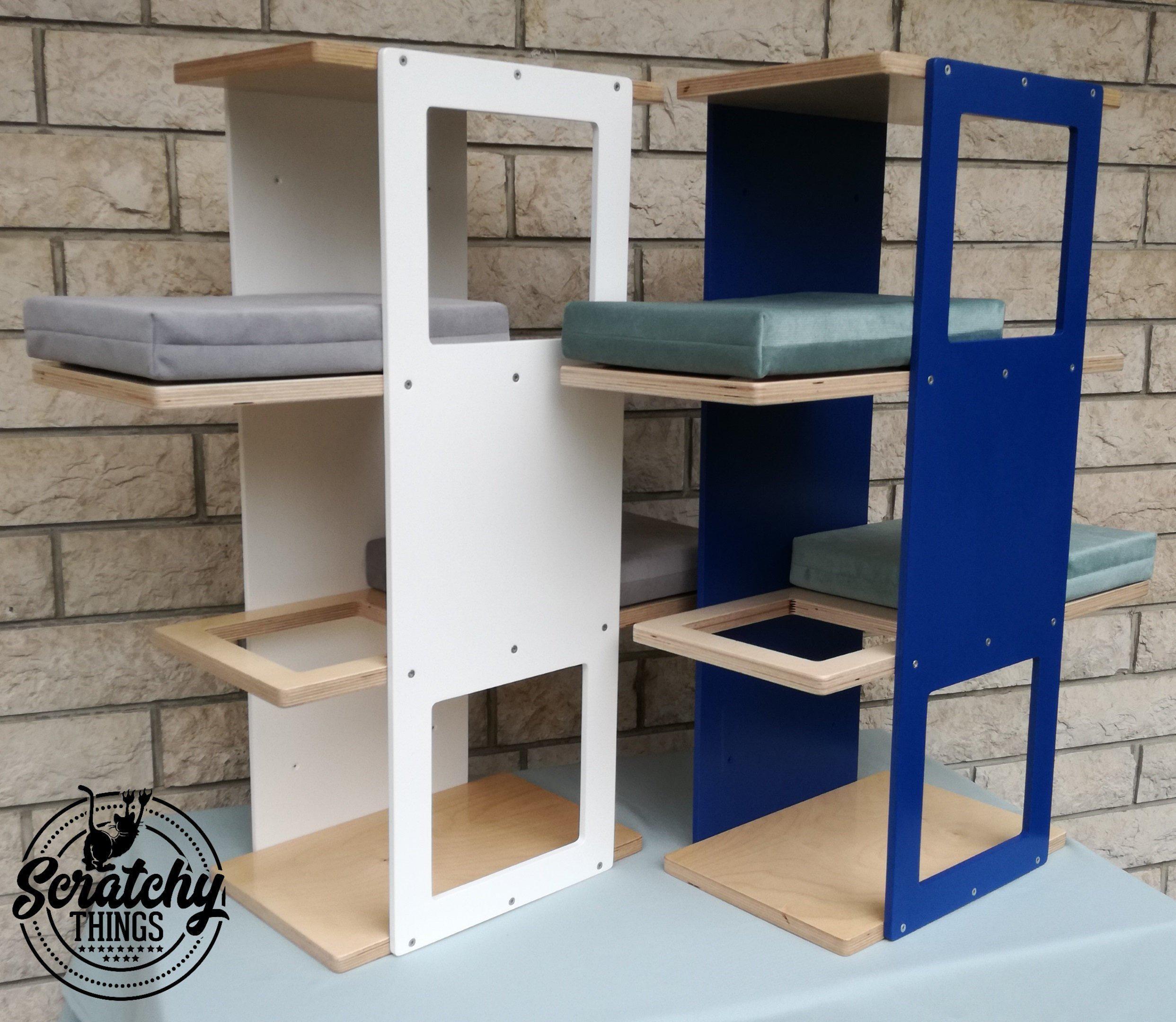 Cat Wall Shelf Bed - Wally Stacker - Scratchy Things Premium Pet Furniture