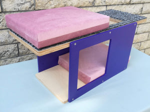 Cat Wall Shelf Bed - Wally Tunnel Mini - Scratchy Things Premium Pet Furniture