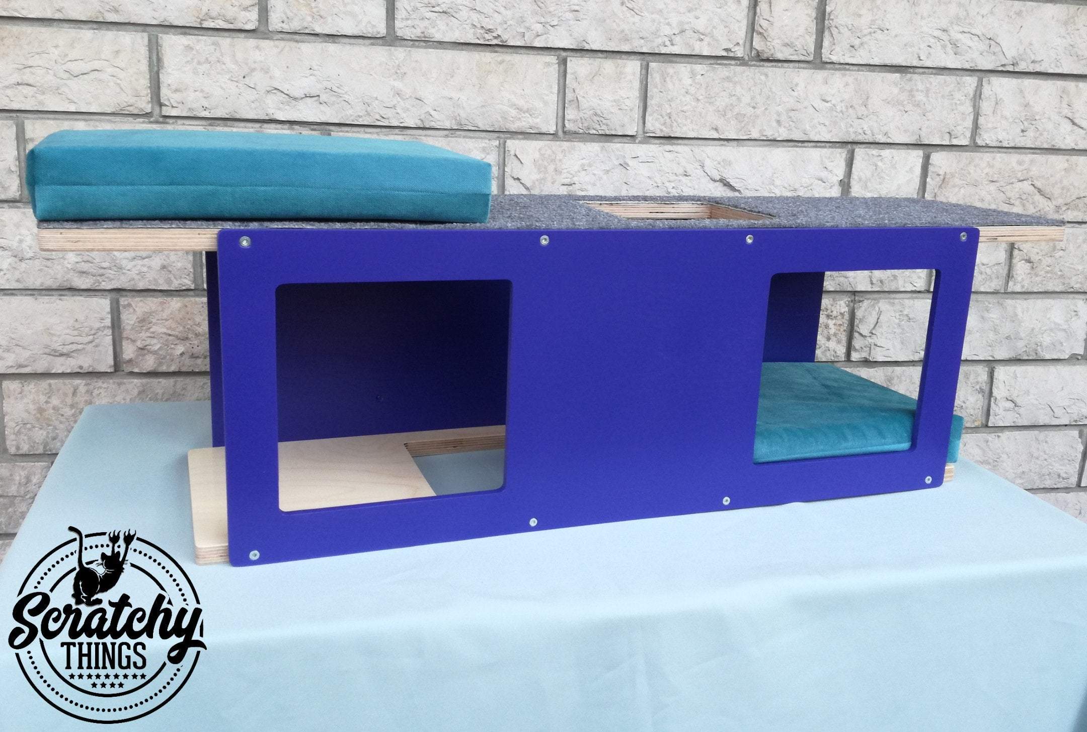 Cat Wall Shelf Bed - Wally Tunnel - Scratchy Things Premium Pet Furniture