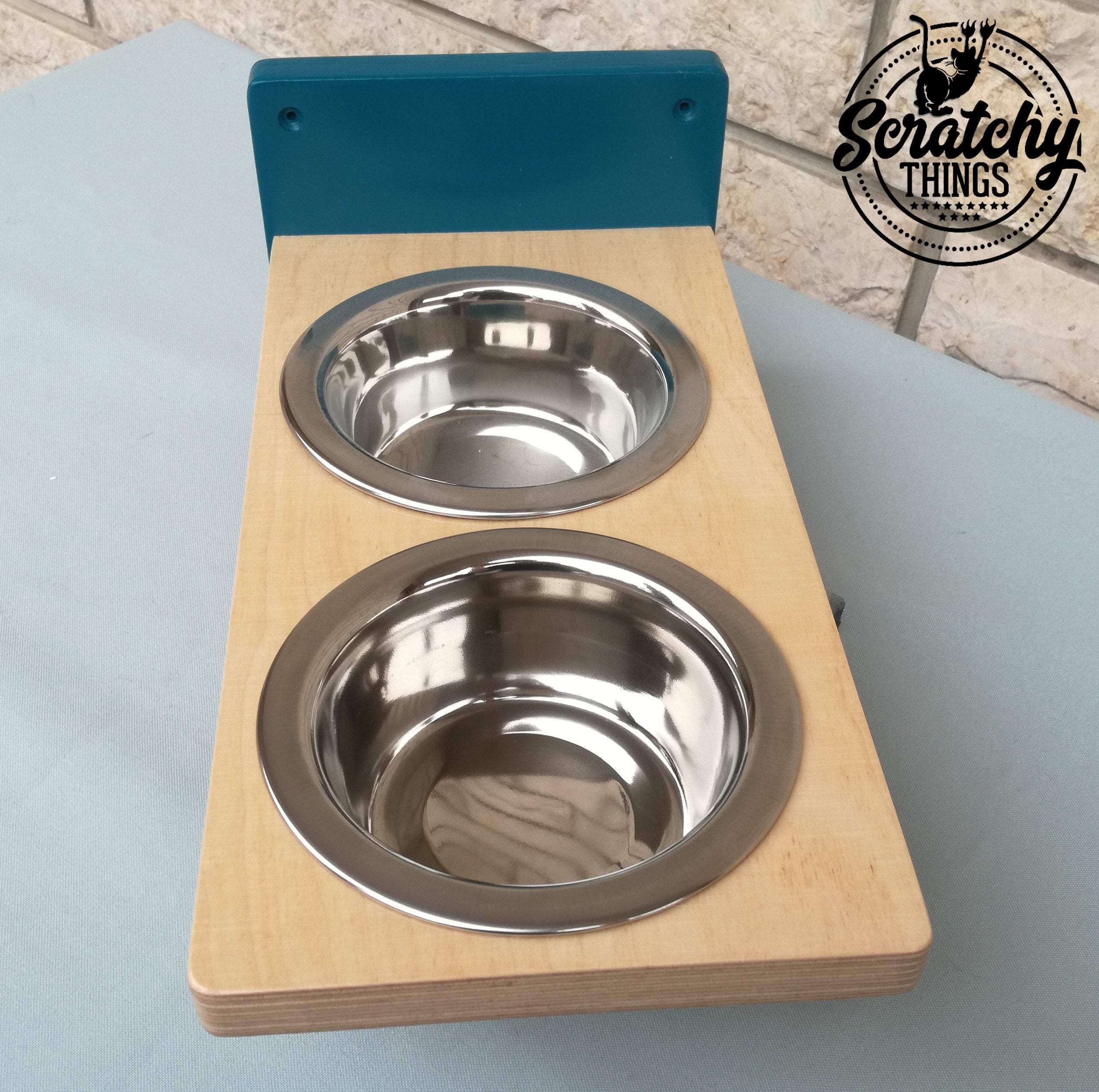 Cat Wall Shelf Feeder Step - Wally Step Feeder - Scratchy Things Premium Pet Furniture