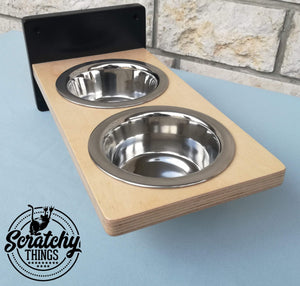 Cat Wall Shelf Feeder Step - Wally Step Feeder - Scratchy Things Premium Pet Furniture