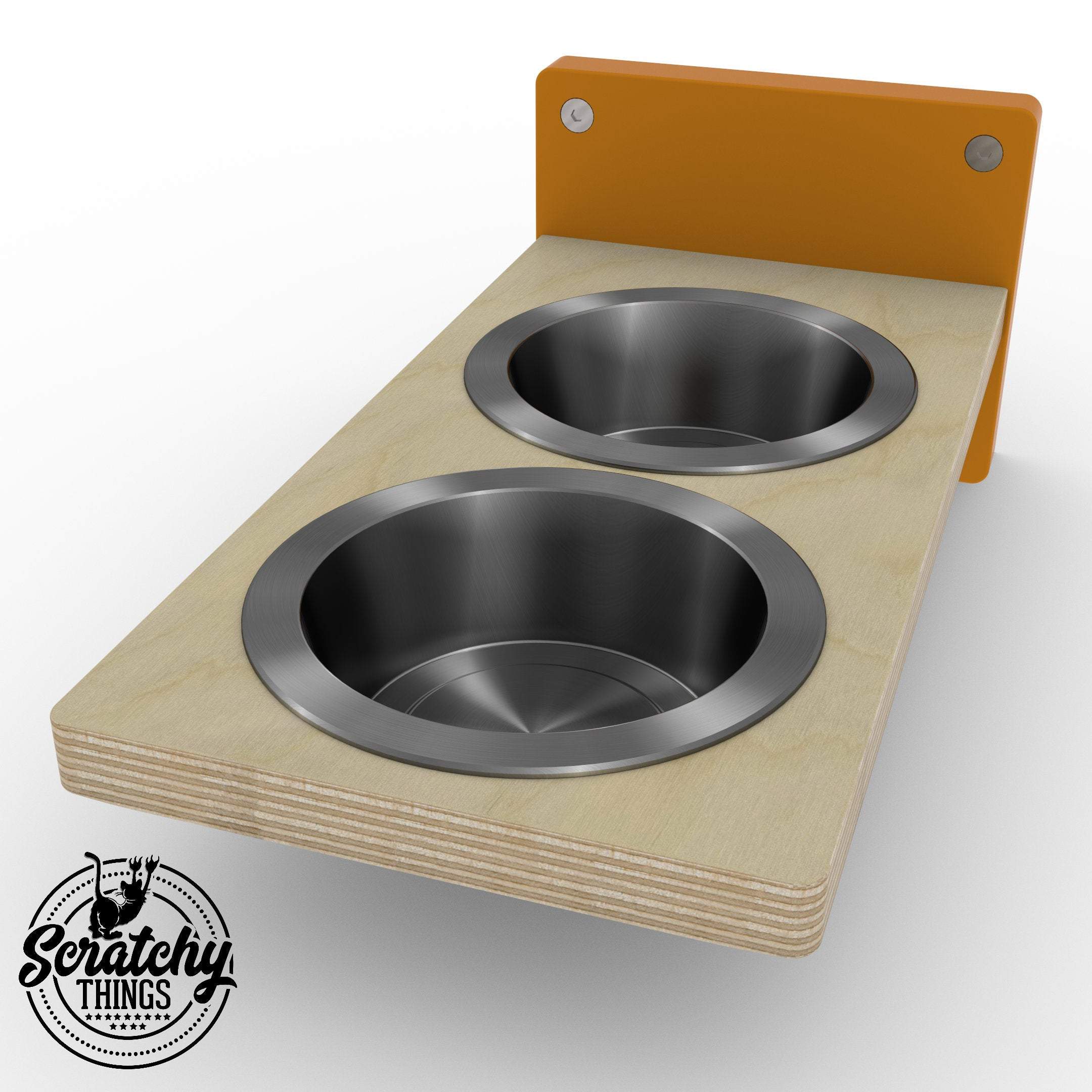 Cat Wall Shelf Feeder Step - Wally Step Feeder - Scratchy Things Premium Pet Furniture