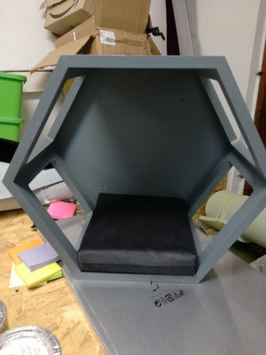 Cat Wall Shelf Hexagonal Bed - Wally Hex 25 - Scratchy Things Premium Pet Furniture