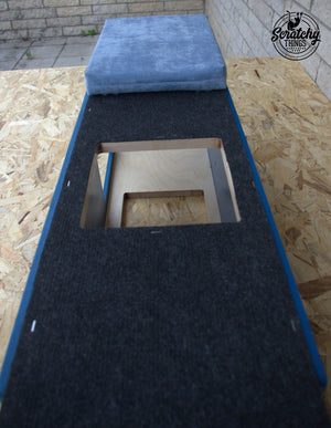 Cat Wall Shelf Step Bed Bundle - Wally Tunnel Bundle - Scratchy Things Premium Pet Furniture