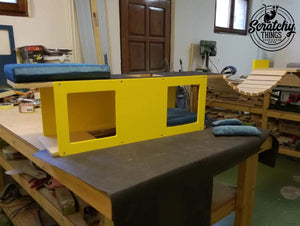 Cat Wall Shelf Step Bridge Bed Bundle - Wally Tunnel Bridge Bundle - Scratchy Things Premium Pet Furniture