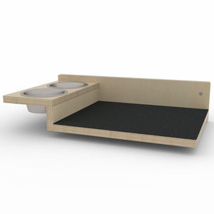 Cat Wall Shelf Step Bridge Feeder Bundle - Wally Starter Bundle - Scratchy Things Premium Pet Furniture