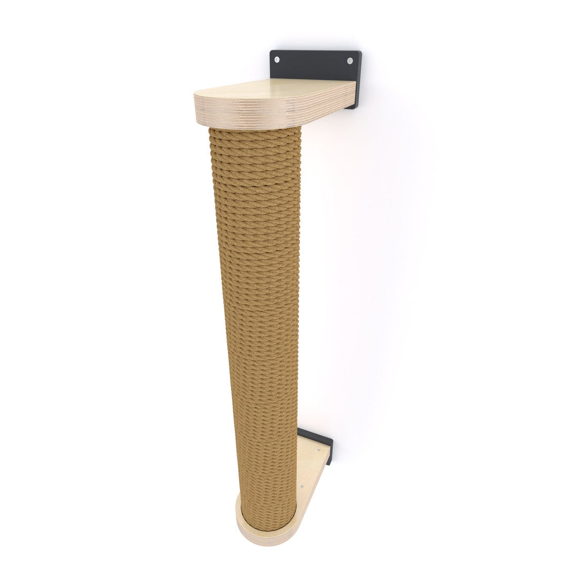 Cat Wall Scratching Pole Post Shelf - Mounty Post - Scratchy Things Premium Pet Furniture