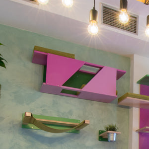 Big Cat Wall Shelf Bed Box - BigCat Sharp Tunnel - Scratchy Things Premium Pet Furniture