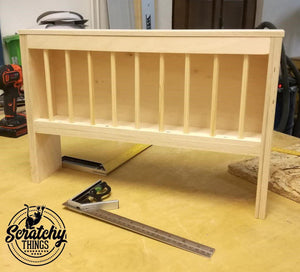 Bunny Rabbit Hay Rack Manger Nibbler HayWall Scratchy Things - Nibbler HayWall - Scratchy Things Premium Pet Furniture