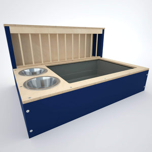 Rabbit Hay Feeder Litter box - Nibbler Combo Spectra 3in1 - Scratchy Things Premium Pet Furniture