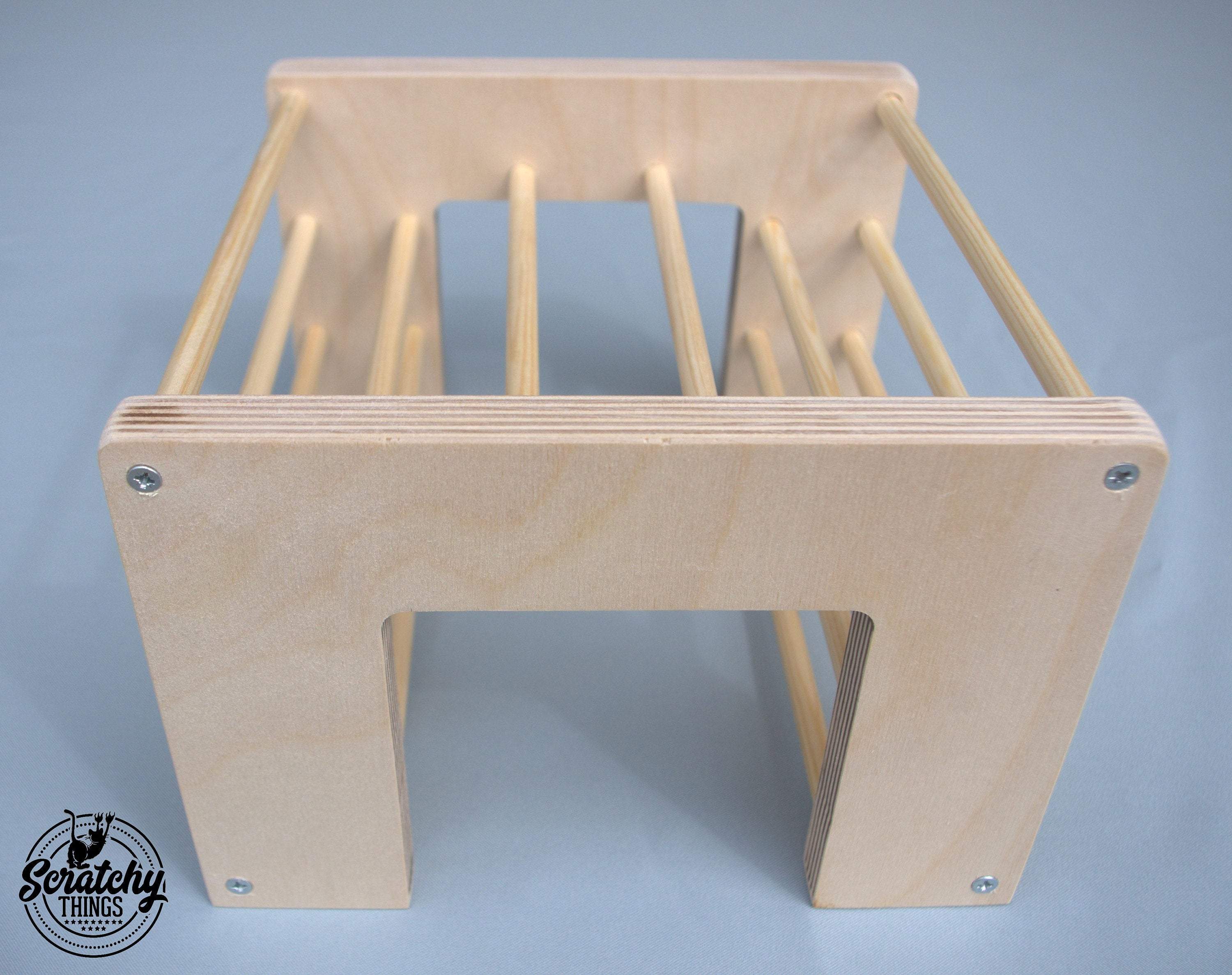 Rabbit Hay Rack Feeder Tunnel - Nibbler HayTunnel Mini - Scratchy Things Premium Pet Furniture