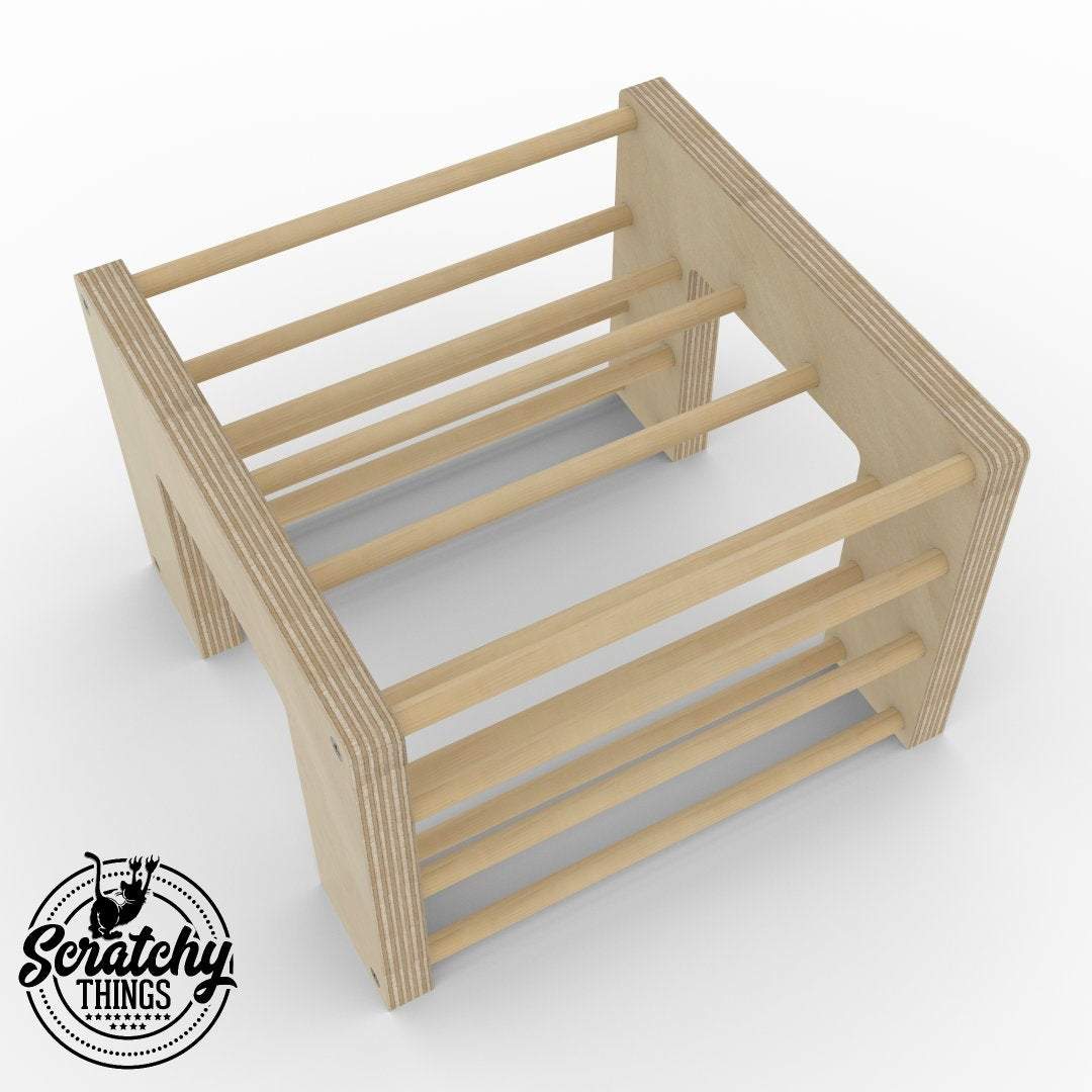 Rabbit Hay Rack Feeder Tunnel - Nibbler HayTunnel Mini - Scratchy Things Premium Pet Furniture