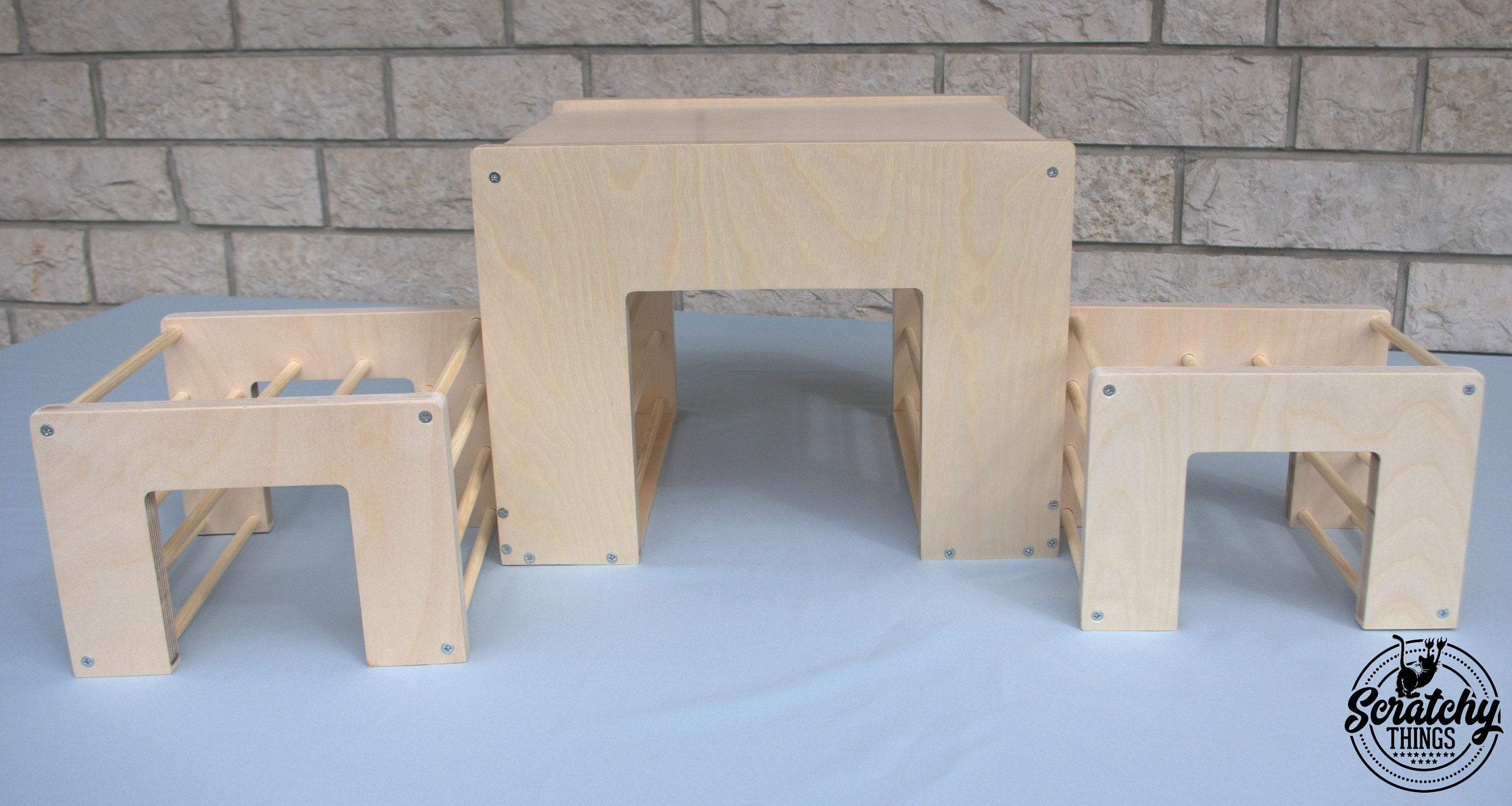 Rabbit Hay Rack Feeder Tunnel - Nibbler HayTunnel - Scratchy Things Premium Pet Furniture