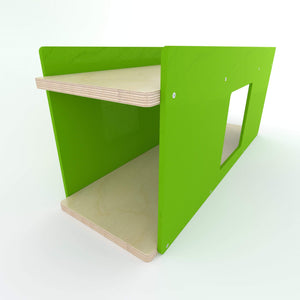 Bunny Rabbit House Box Tunnel - Nibbler Tunnel - Scratchy Things Premium Pet Furniture