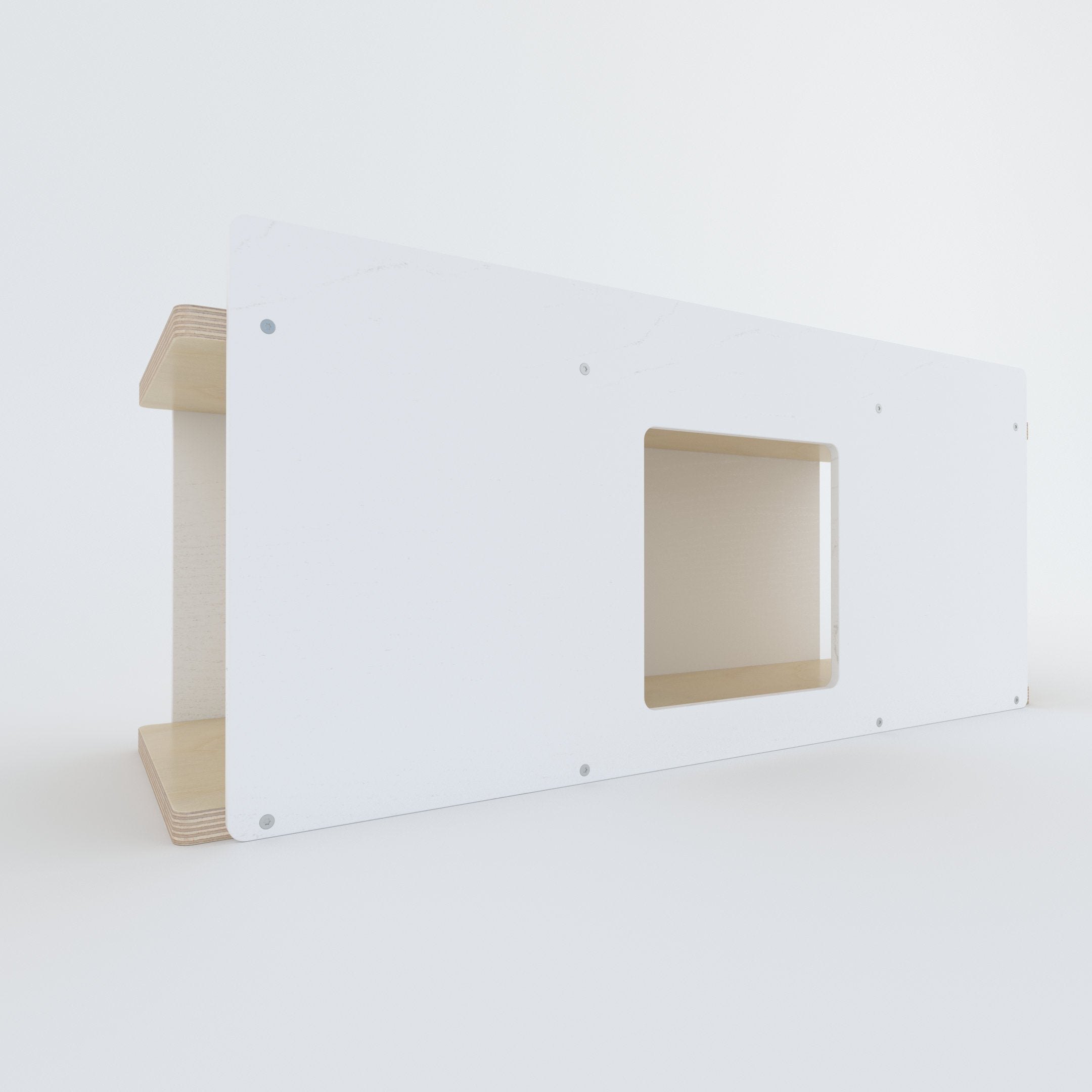 Bunny Rabbit House Box Tunnel - Nibbler Tunnel - Scratchy Things Premium Pet Furniture