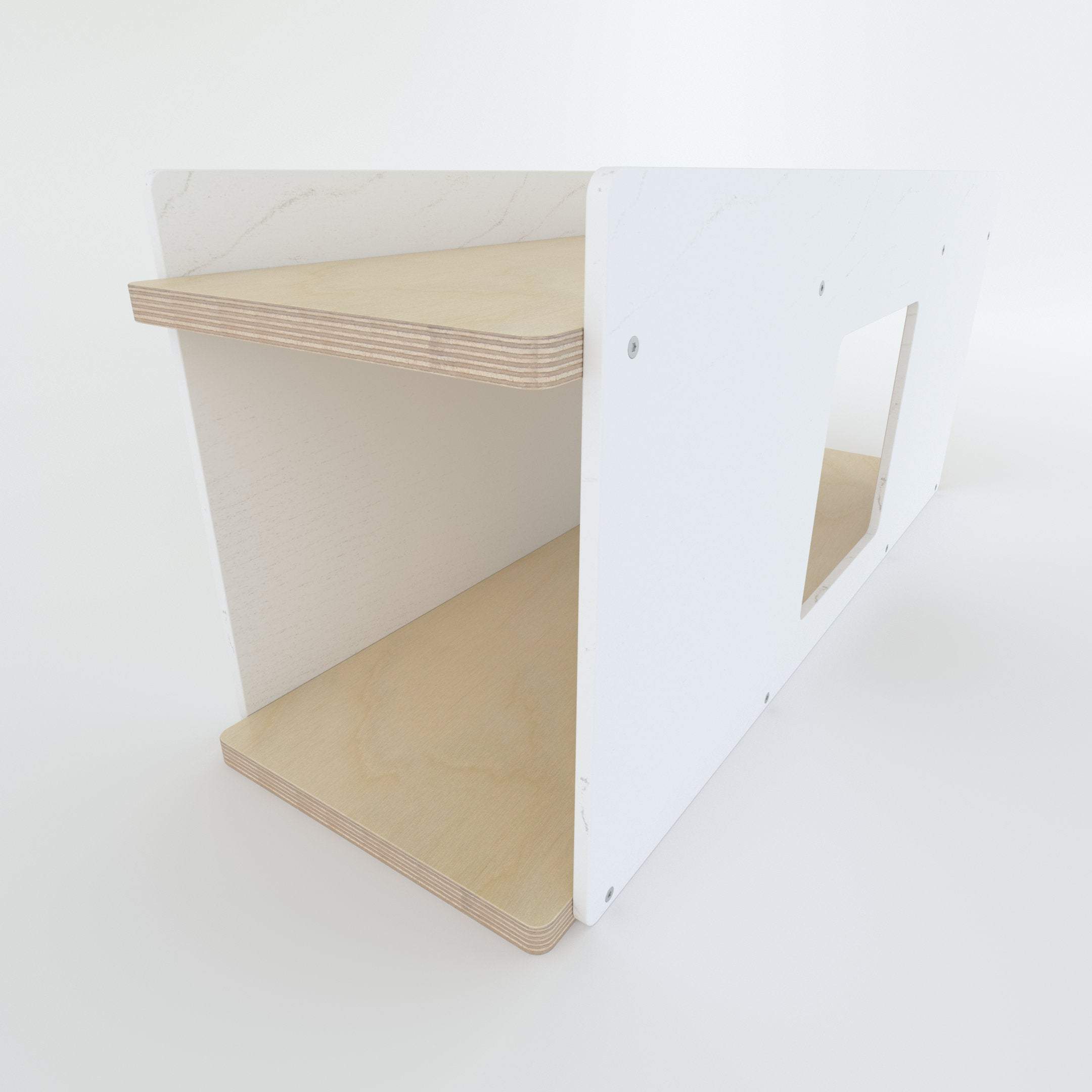 Bunny Rabbit House Box Tunnel - Nibbler Tunnel - Scratchy Things Premium Pet Furniture