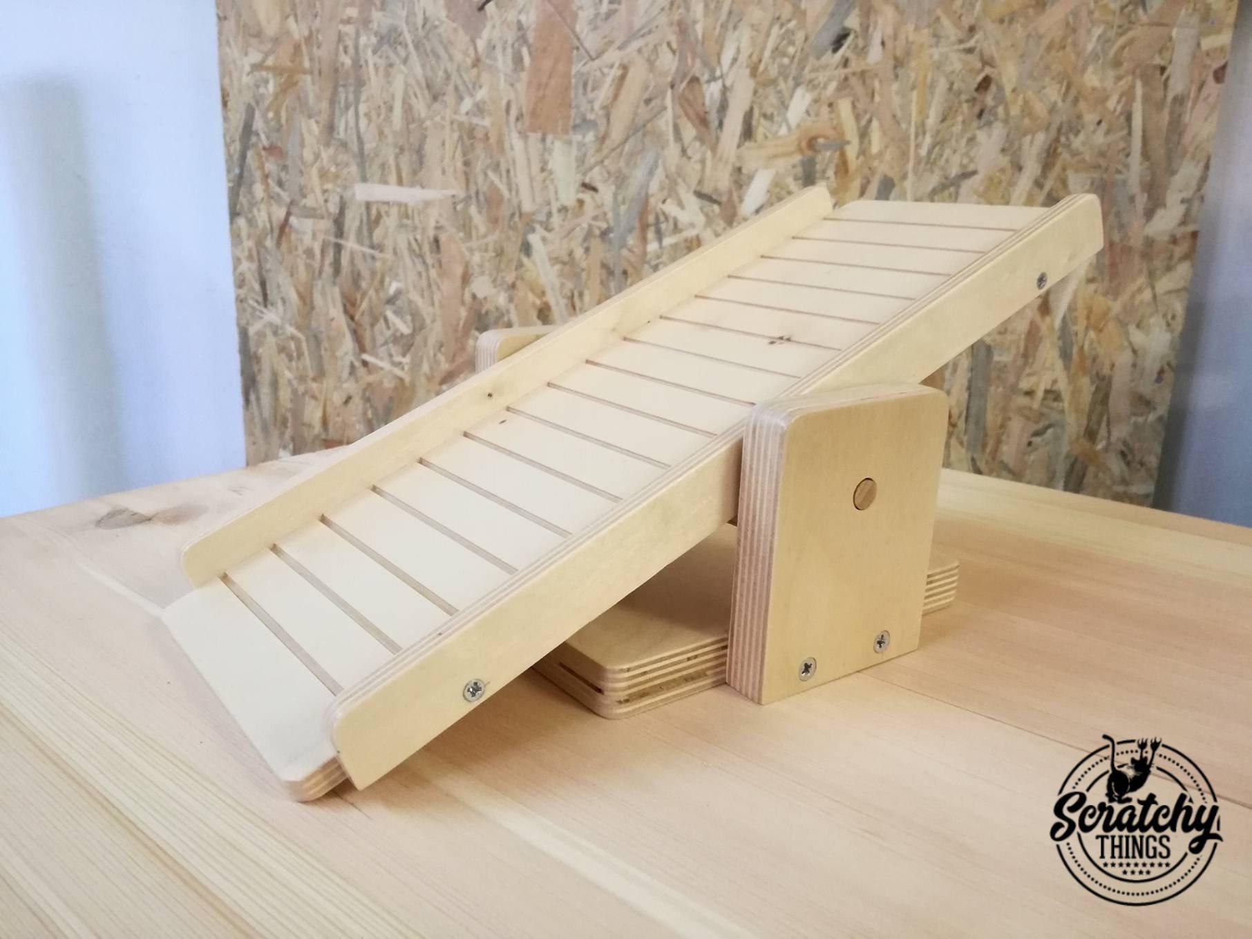 Rabbit Seesaw Toy - Nibbler Seesaw - Scratchy Things Premium Pet Furniture